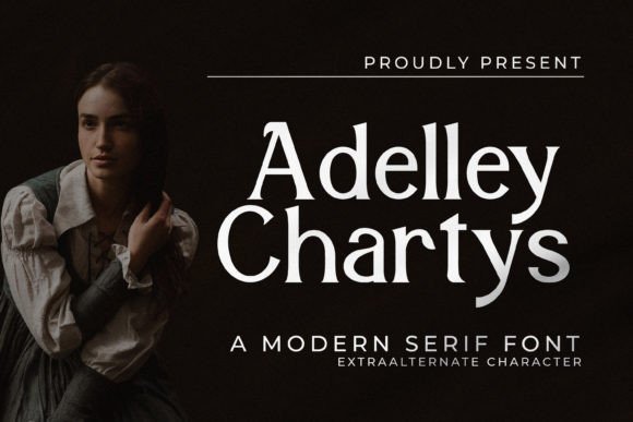 Adelley Chartys: Elevating Campaign Design with a Sophisticated Serif Typeface
