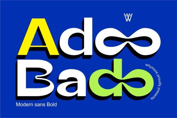 Adoo Bado: A Modern Sans Serif Font for Editorial Design
