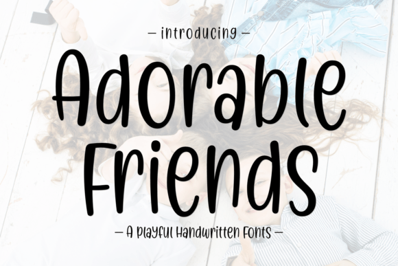 Adorable Friends Font for Editorial Design