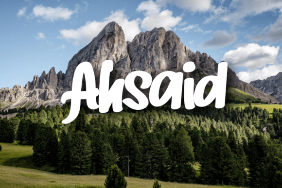 Ahsaid Font Elevates Your Brand's Visual Storytelling