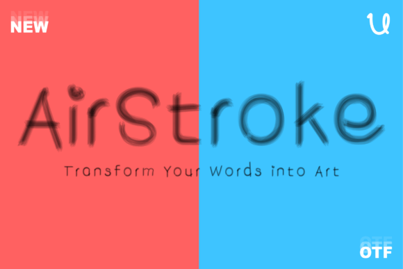 Air Stock: A Dynamic Font for Handmade Creations