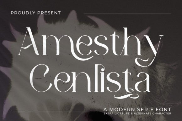 Amesthy Cenlista: A Serif Font That Elevates Handmade Creations