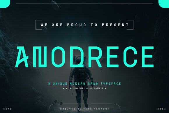 Anodrece: A Modern Sans Serif for Bold Design