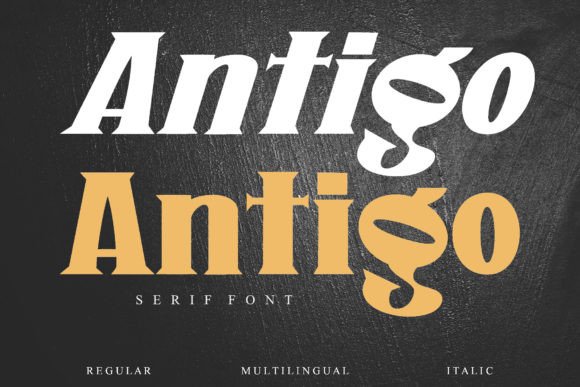 Antigo: A Sophisticated Serif Font for Web Design