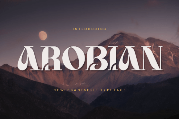 Arobian Serif Font for a Polished Brand Look