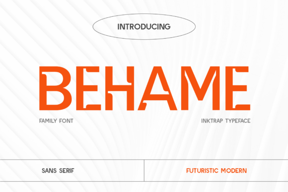Behame: A Modern Sans Serif Font for Handmade Creations