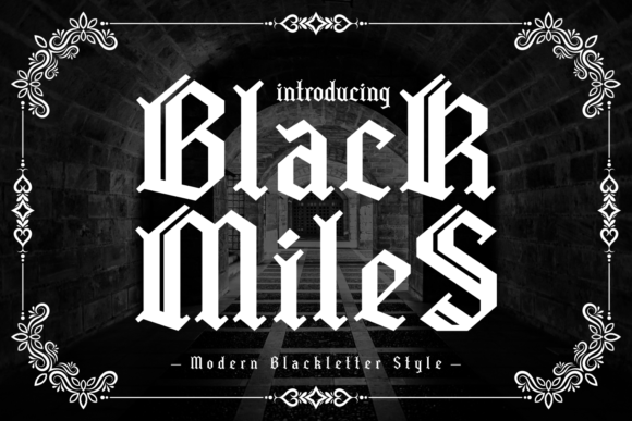 Black Miles: A Bold Font for Modern Marketing