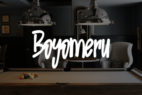 Boyomeru: A Professional Font for Your Brand