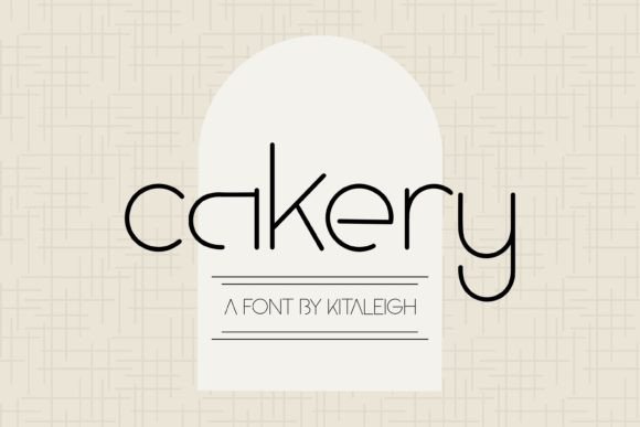 Cakery Font for Modern Web Design