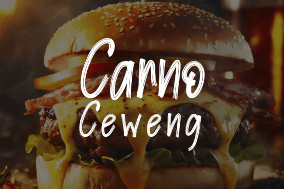 Carno Ceweng: A Script Font for Modern Editorial Design