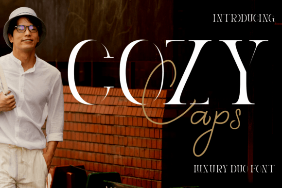 Cozy Caps: A Refined Font for Small Business Branding