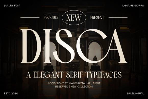 Disca: A Serif Font That Elevates Branding Projects