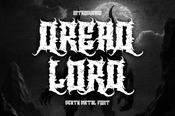 Dread Lord: A Spine-Chilling Blackletter Font for Editorial Design