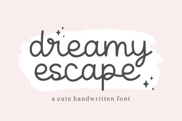 Dreamy Escape Font for Handmade Creations