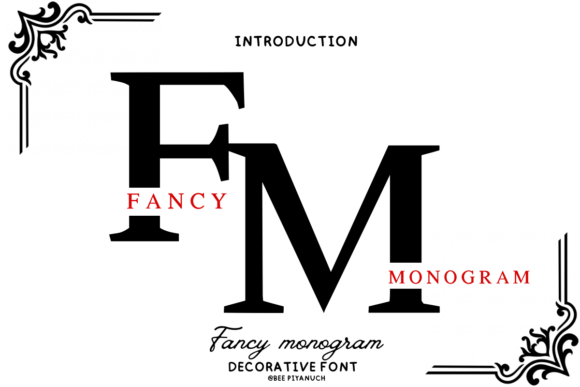 Fancy Monogram Font for Professional Branding