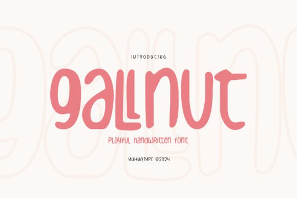 Gallnut Font for Engaging Digital Campaigns