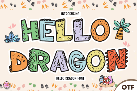 Hello Dragon Font for Web and Digital Design
