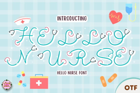 Hello Nurse: A Professional Font for Nurse-Themed Branding