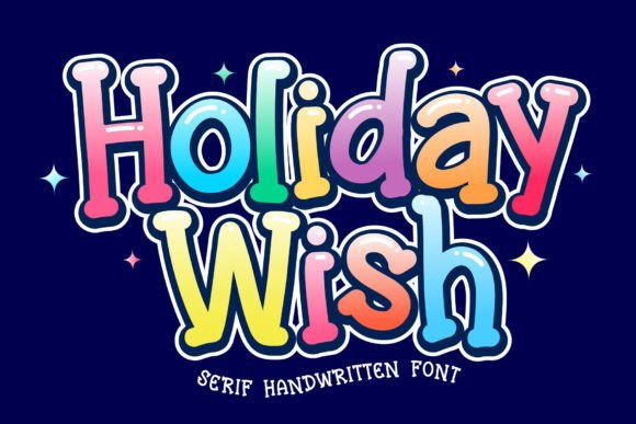 Holiday Wish: A Handwritten Font for Creative Makers