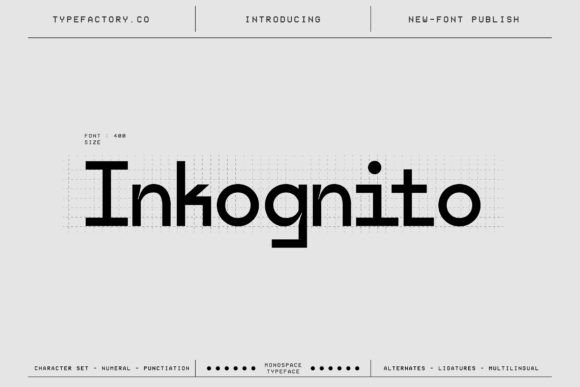 Inkognito Font for Modern Web Design