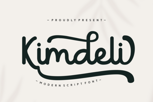 Kimdeli: A Modern Script Font for Web Design