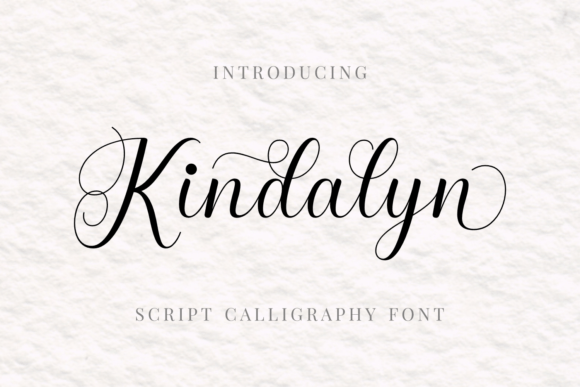 Kindalyn: A Warm Script Font for Polished Branding