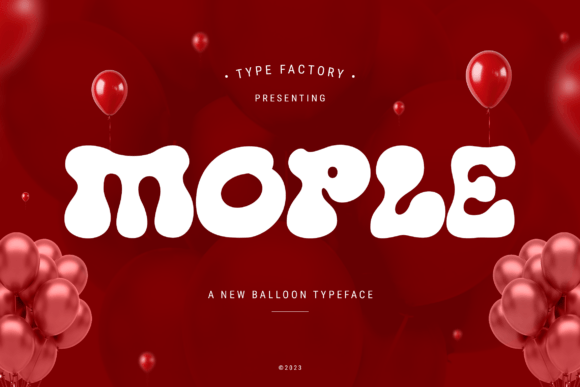 Mople: A Playful Typeface for Digital Creativity
