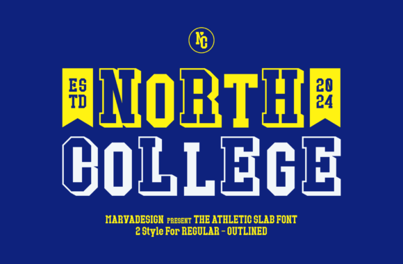North College Serif Font for Handmade Creations