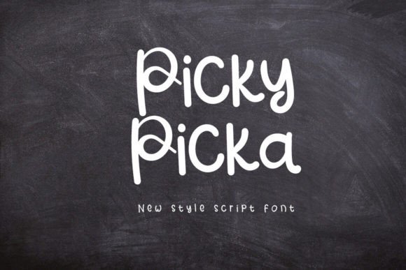 Picky Picka Script Font Review