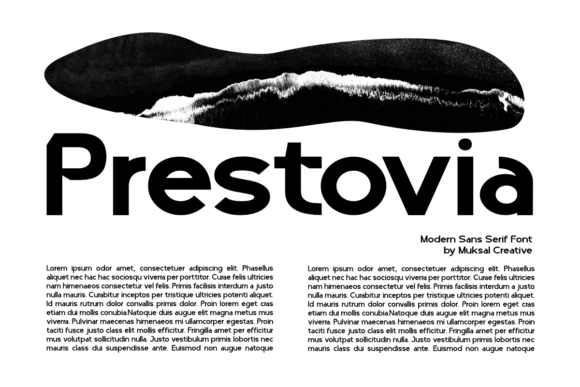 Prestovia: A Modern Sans Serif Font for Professional Branding