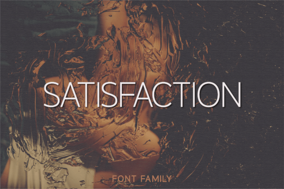 Satisfaction: A Modern Sans Serif for Editorial Design