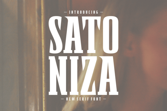 Sato Niza: A Serif Font That Elevates Your Editorial Design