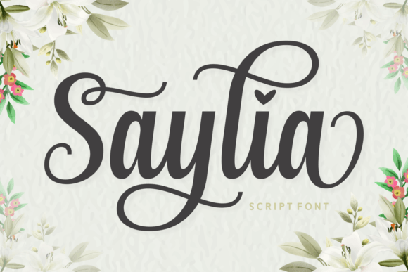 Saylia: A Modern Script Font for Campaign Creativity